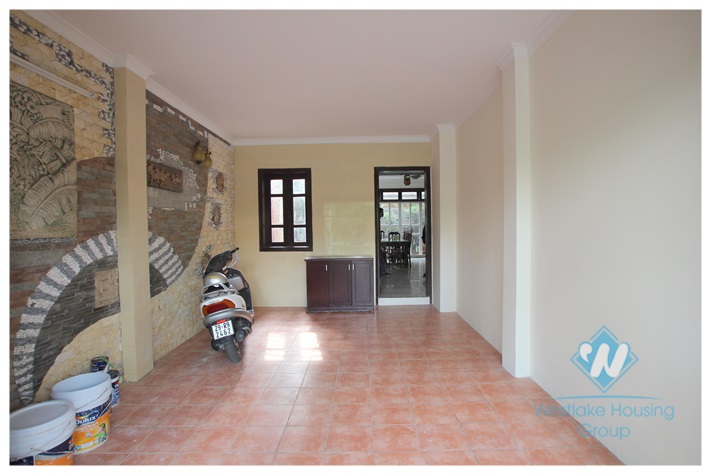 Beautiful villa with garage and garden for rent in Ciputra, Tay Ho
